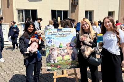 GEMLİK ATATEPE TİCARET MTAL'DE HAYVAN SEVGİSİ FARKINDALIĞI