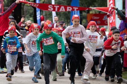 EKER I RUN KOŞUSUNDA BU KEZ ÇOCUKLAR TER DÖKTÜ