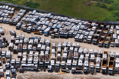 TMSF’NİN EL KOYDUĞU YÜZLERCE ARAÇ BÖYLE GÖRÜNTÜLENDİ