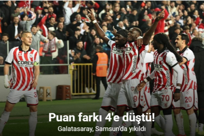 GALATASARAY SAMSUN’DA AĞIR YENİLGİ ALDI