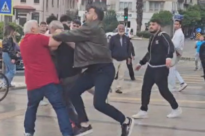 GAZETECİYE EŞİNİN GÖZLERİ ÖNÜNDE MEYDAN DAYAĞI