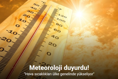 METEOROLOJİ YAĞIŞ VE SICAKLIK UYARISI YAPTI