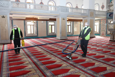 NİLÜFER İBADETHANELERİNDE BAHAR TEMİZLİĞİ BAŞLADI