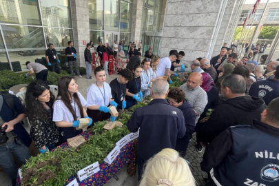 NİLÜFER BELEDİYESİ BİNLERCE VATANDAŞA SEBZE FİDESİ DAĞITTI