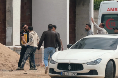 BURSA'DA ŞANTİYE SAVAŞ ALANINA DÖNDÜ: SOPALAR HAVADA UÇUŞTU