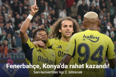 FENERBAHÇE KONYASPOR’U 3 GOLLE GEÇTİ