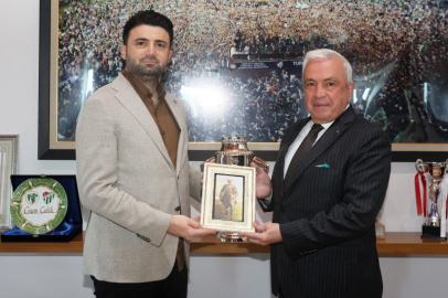 BAŞKAN ÖZDEMİR'DEN BURSASPOR'A TEBRİK ZİYARETİ