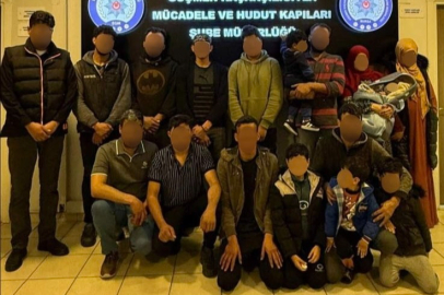 BURSA'DA, 18 KAÇAK GÖÇMEN YAKALANDI
