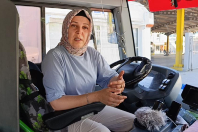BURSA'DA KADIN OTOBÜS ŞOFÖRÜNDEN HAYAT KURTARAN MÜDAHALE
