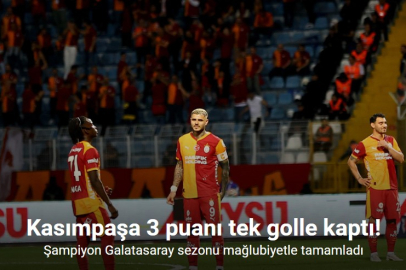 KASIMPAŞA EVİNDE GÜLDÜ: ŞAMPİYON GALATASARAY KAYBETTİ