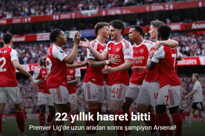 PREMIER LİG’DE ARSENAL TARİH YAZDI 22 YIL SONRA ŞAMPİYON
