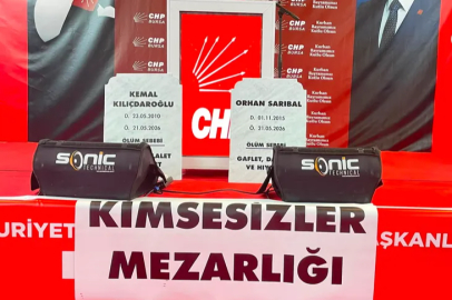 CHP BURSA’DAN MEZAR TAŞLI PROTESTO