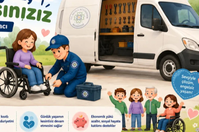 MUĞLA BÜYÜKŞEHİRDEN ENGELLİLERE MOBİL TAMİR HİZMETİ