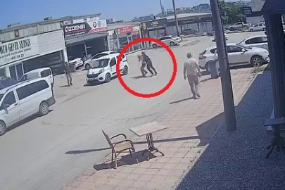 ARABA ÇALMAK İSTERKEN MEYDAN DAYAĞI YEDİ: O ANLAR KAMERADA