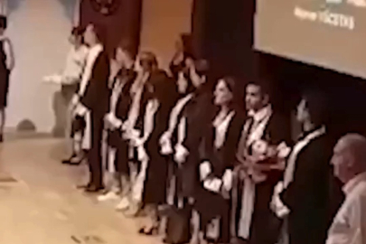 BÖLÜM BAŞKANI "DİPLOMANIZI VERMİYORUM" DEDİ SALON KARIŞTI