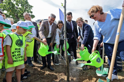 BURSA BÜYÜKŞEHİR'DEN ÇEVREYE YEŞİL DESTEK