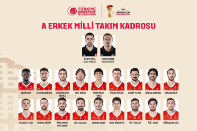 A MİLLİ BASKETBOL TAKIMI'NIN BOSNA HERSEK KADROSU AÇIKLANDI