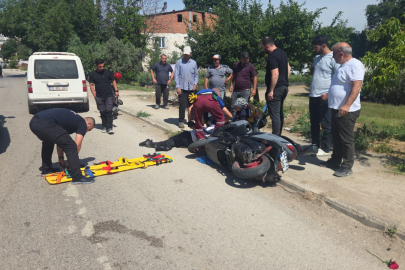ORHANGAZİ İZNİK YOLUNDA KORKUTAN KAZA: 1 YARALI