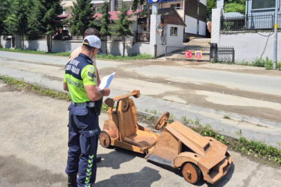 RİZE'DE HIZ YAPAN AHŞAP ARACA JANDARMA EL KOYDU