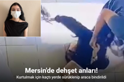 YERDE SÜRÜKLENEN KADINI BAŞKA BİR KADIN KURTARDI
