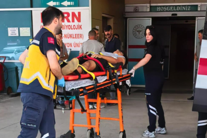 BURSA'DA OTOMOBİLLE ÇARPIŞAN BİSİKLETLİ YARALANDI