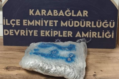 POLİSTEN KAÇAN MOTOSİKLETLİDEN 1 KİLO 200 GRAM MADDE ÇIKTI