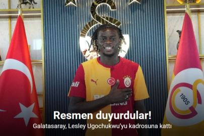 GALATASARAY'DAN ORTA SAHAYA UGOCHUKWU TAKVİYESİ