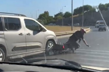 İZMİR'DE MOTOSİKLETLİYE KASTEN ÇARPIP KAÇAN SÜRÜCÜYE AĞIR CEZA