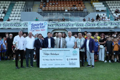 NİLÜFER'DEN 31 AMATÖR SPOR KULÜBÜNE BÜYÜK DESTEK