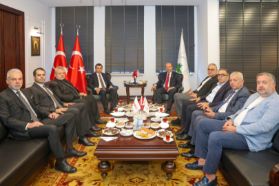 OSMANGAZİ BELEDİYE BAŞKANI AYDIN ERSİN TATAR’I AĞIRLADI