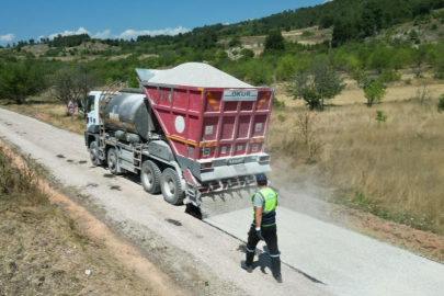 BURSA'DA KIRSAL MAHALLE YOLLARI YENİLENİYOR