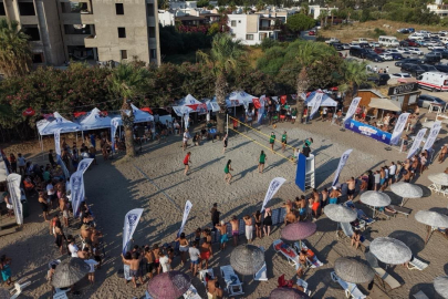 BODRUM’DA PLAJ VOLEYBOLU ŞENLİĞİNDE ŞAMPİYON BELLİ OLDU