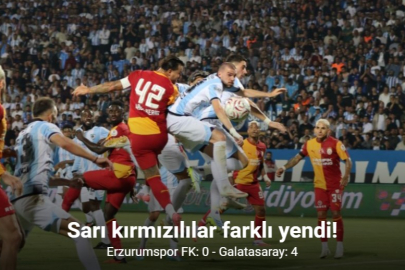GALATASARAY ERZURUM’DA FARKLI KAZANDI