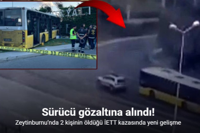 İETT KAZASINDA OTOMOBİL SÜRÜCÜSÜ GÖZALTINDA