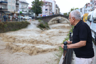 ORDU'NUN DERELERİ COŞTU: BELEDİYE BAŞKANI KAYGILI