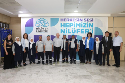 NİLÜFER BELEDİYESİ PERSONELİ OKURYAZARLIK BELGELERİNİ ALDI