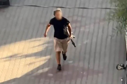 İZMİR'DE GÜNDÜZ VAKTİ POMPALI TÜFEKLE DEHŞET!