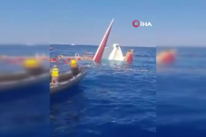 GİRNE’DE BATAN GEMİYLE İLGİLİ YENİ DETAY: KIRIK ORTAYA ÇIKTI