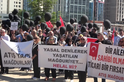 ATIŞ YAPI MAĞDURLARI İSYAN BAYRAĞINI AÇTI