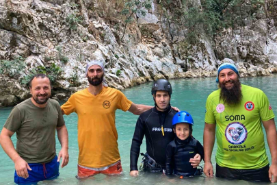 8 YAŞINDA KANYON MACERASI: ASYA PARKURU TAMAMLADI