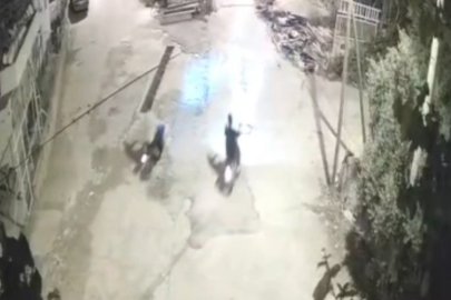 ÖNCE MOTOSİKLETLE KOVALADILAR SONRA SAHİPLİ KÖPEĞİ ÇALDILAR