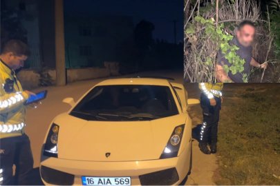 POLİSİ GÖRÜNCE UYUDU: ALKOLMETREYİ GÖRÜNCE KOŞARAK KAÇTI