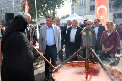 OSMANGAZİ’DE İMECE BEREKETİ: 180 AİLEYE KIŞLIK SALÇA
