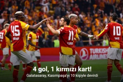GALATASARAY KASIMPAŞA'YI 3-1 MAĞLUP ETTİ