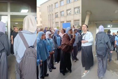 AZERBAYCAN'DA OKULLARDA BAŞLAYAN BAŞÖRTÜSÜ YASAĞINA TEPKİ