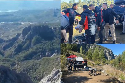 YAZILI KANYON'DA MAHSUR KALAN 10 KİŞİ KURTARILDI