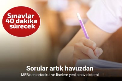 MEB’DEN SINAVLARDA YENİ DÖNEM: SORULAR HAVUZDAN GELECEK