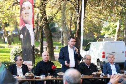 BAŞKAN AYDIN VATANDAŞLARLA AYNI SOFRADA BULUŞTU