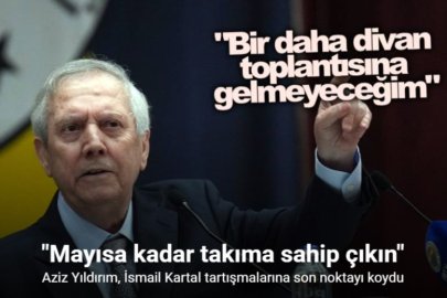 FENERBAHÇE'DE AZİZ YILDIRIM'DAN İSMAİL KARTAL'A DESTEK