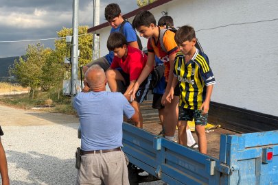 BURSA'DA ÇOCUKLAR İÇİN TRAKTÖRLE ANTREMANA SERVİS
